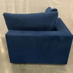Open Box: Harmony Modular Corner - Performance Velvet Ink Blue