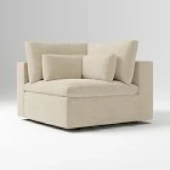 Open Box: Harmony Modular Corner - Performance+ Yarn Dyed Linen Weave Sand