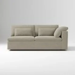 Open Box: Harmony Modular Right Arm Sofa (79") - Performance Distressed Velvet Dune