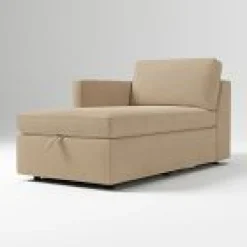 Open Box: Harris Left-Arm Storage Chaise - Twill Camel