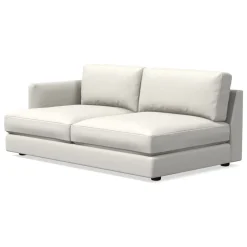 Open Box: Haven Left-Arm 2.5 Seater Sofa - Performance Yarn Dyed Linen Weave Oatmeal