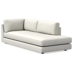 Open Box: Haven Right-Arm Bumper Chaise - Performance Yarn Dyed Linen Weave Oatmeal