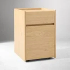 Open Box: Hawthorne Mobile Storage Unit (15") - Blonde