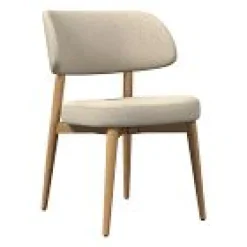 Open Box: Hyde Dining Chair - Performance Chenille Tweed Sand, Blonde