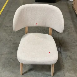 Open Box: Hyde Dining Chair - Performance Chenille Tweed Sand, Blonde