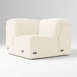 Open Box: Leo Corner - Performance Velvet Alabaster