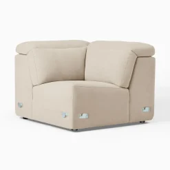 Open Box: Leo Motion Corner - Performance Washed Canvas Sand