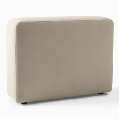 Open Box: Leo Motion Reclining Sectional, 13" Arm - Performance Washed Canvas Sand