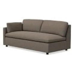 Open Box: Marin Left-Arm Sofa (75") - Distressed Velvet Mocha