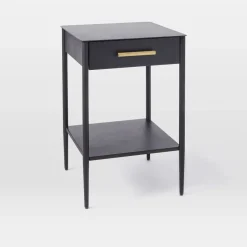 Open Box: Metalwork Mini Nightstand (16") - Hot-Rolled Steel, Antique Brass