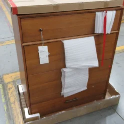 Open Box: Mid-Century 4-Drawer Dresser (34") - Acorn