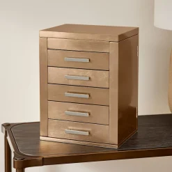 Open Box: Mid-Century Loft Jewelry Box (13.5"H) - Champagne, Tower