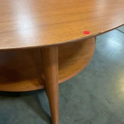 Open Box: Mid-Century Round Coffee Table (36") - Acorn
