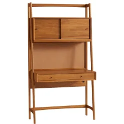 Open Box: Mid-Century Smart Wall Desk (38") - Acorn