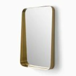 Open Box: Milbrook Mirror (23"W x 35"H) - Antique Brass