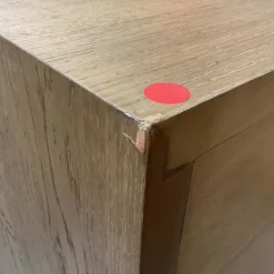 Open Box: Miles Nightstand (22") - Ivory Lacquer and Toasted Oak