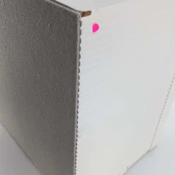 Open Box: Modern Fluted Jewelry Box, Grand (7.5") - White