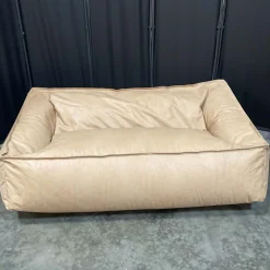 Open Box: Modern Lounger Sofa - Vegan Leather Cream