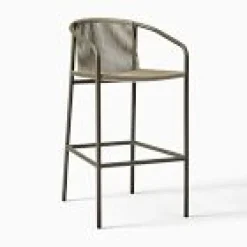 Open Box: Oceana Outdoor Bar Stool (30.7") - Olive