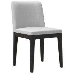 Open Box: Parker Dining Chair - Performance Yarn Dyed Linen Weave Pewter, Black