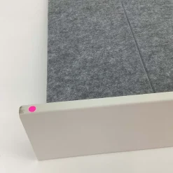 Open Box: Privacy & Modesty Linen Side Screen (27"W x 17"H) - Light Gray