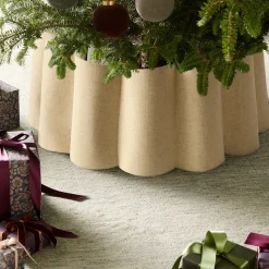 Open Box: Ruffle Linen Tree Collar - Natural