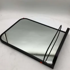 Open Box: Seamless Wall Shelf Mirror (17"W x 23"H) - Matte Black