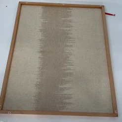 Open Box: Two-Tone Fabric Wall Art (26"W x 32"H) - Natural