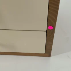 Open Box: Two-Tone Wood Jewelry Box, Double Drawer (7" x 7")