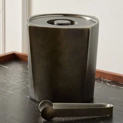 Open Box: Ve Metal Ice Bucket - Rustic Silver