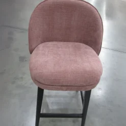 Open Box: Wayne Swivel Armless Counter Stool (26") - Performance Chenille Crossweave Plum, Black