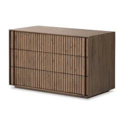 Open Box: Zahra Oak Nightstand (35") - Rustic Gray