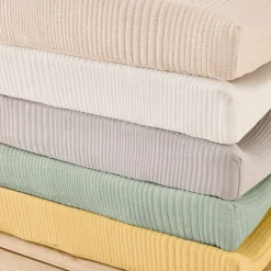 Organic Cotton Matelasse Changing Pad Cover