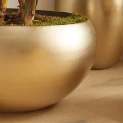 Organic Metal Floor Planters