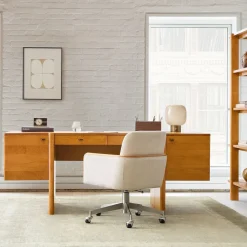 Otto Solid Wood Executive Desk (74")