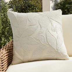 Outdoor Embroidered Canopy Pillow