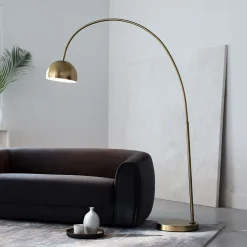 Overarching Metal Shade Floor Lamp (80")