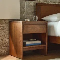 Owens Solid Wood Nightstand (16"–26")
