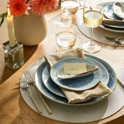 Oyku Ceramic Appetizer Plate Sets