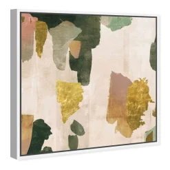 Paint Patch Cascade Framed Canvas Wall Art