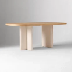 Palmetto Concrete & Wood Dining Table (78")