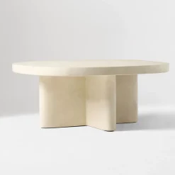 Palmetto Indoor/Outdoor Round Concrete Coffee Table (36")