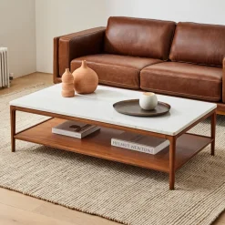 Parker Marble Coffee Table (58")
