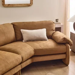 Parry Leather 2-Piece Wedge Sectional (140")