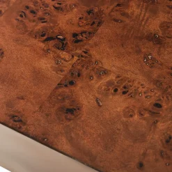 Parsons Burl Coffee Table (44")
