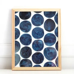 Pauline Stanley Studio Wall Art - Blue Dots