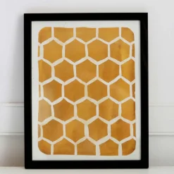 Pauline Stanley Studio Wall Art - Honeycomb Pattern