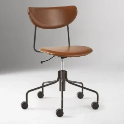 Petal Leather Swivel Office Chair