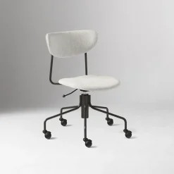 Petal Upholstered Swivel Office Chair