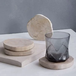 Petrified Wood Coaster Sets